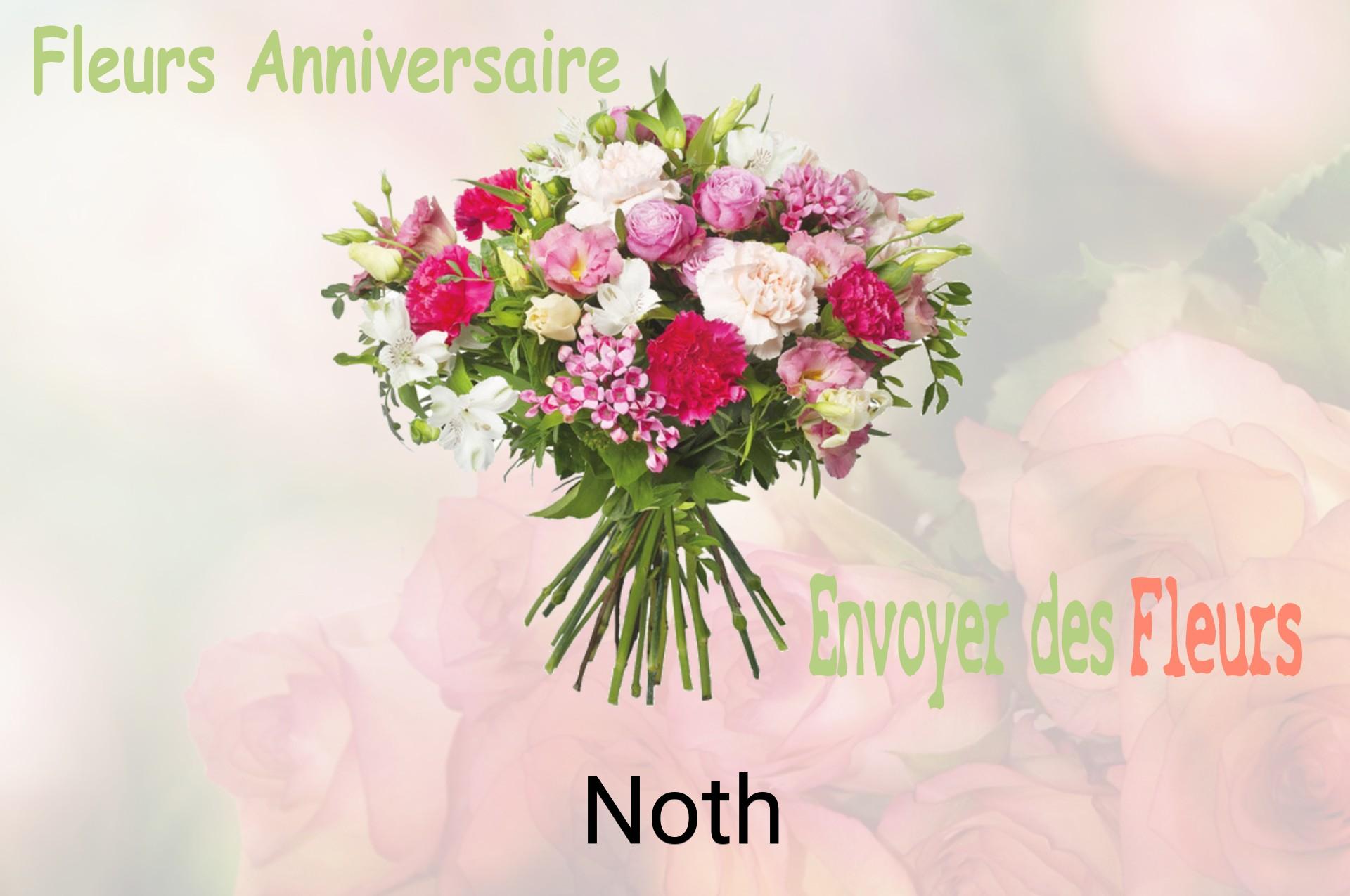 Bouquet de fleurs d’anniversaire livré à Noth